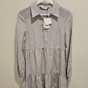 Zara Light Gray Blouse